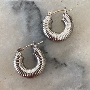 Silver Hoop For The Gilded Earrings
